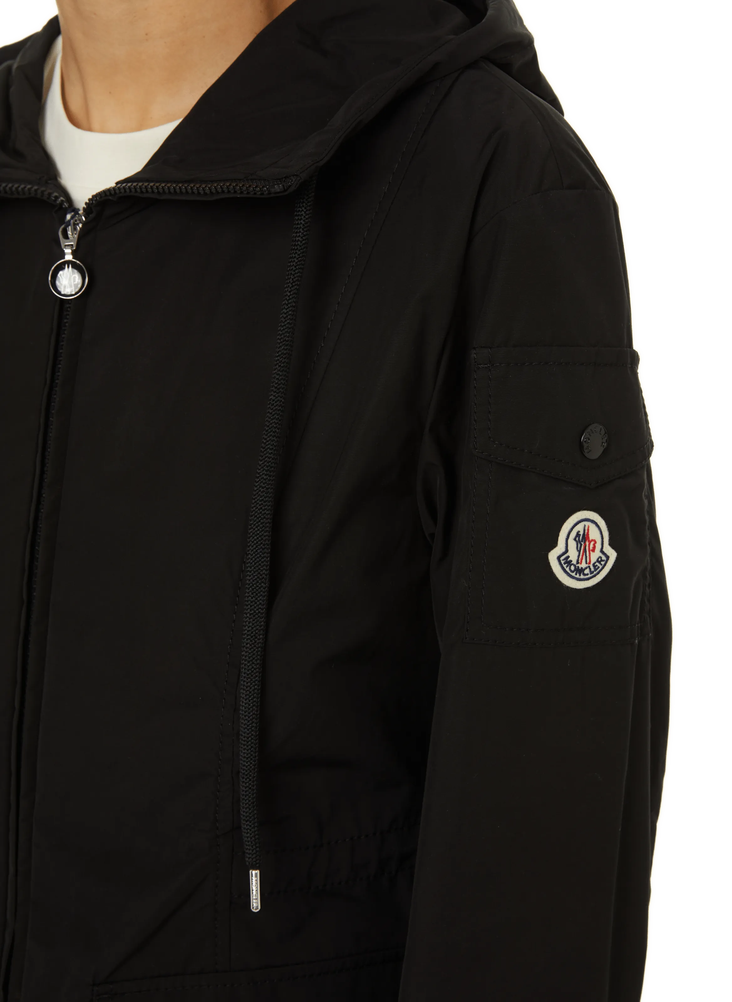 MONCLER  Leandro windbreaker - Black