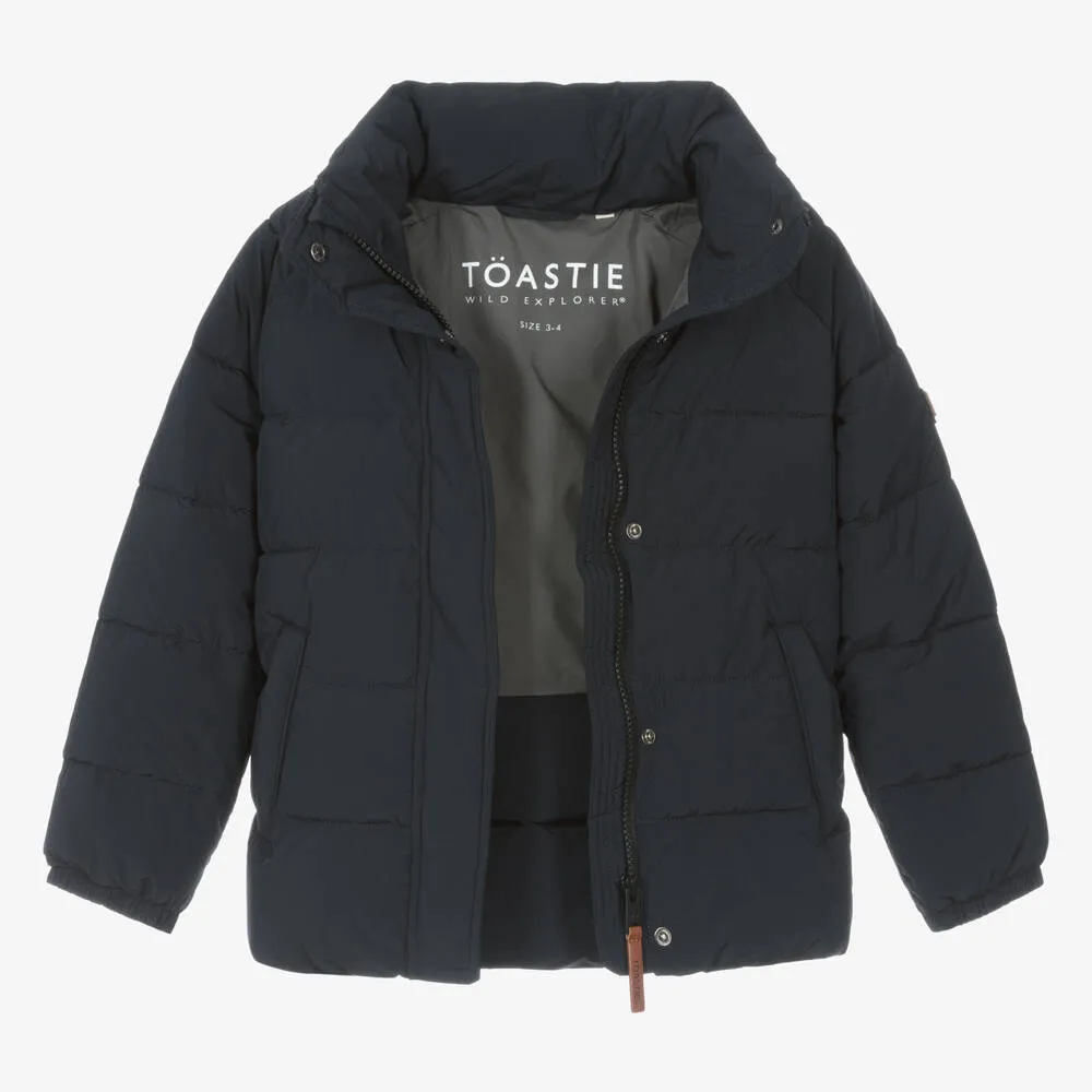 Navy Blue Puffer Coat