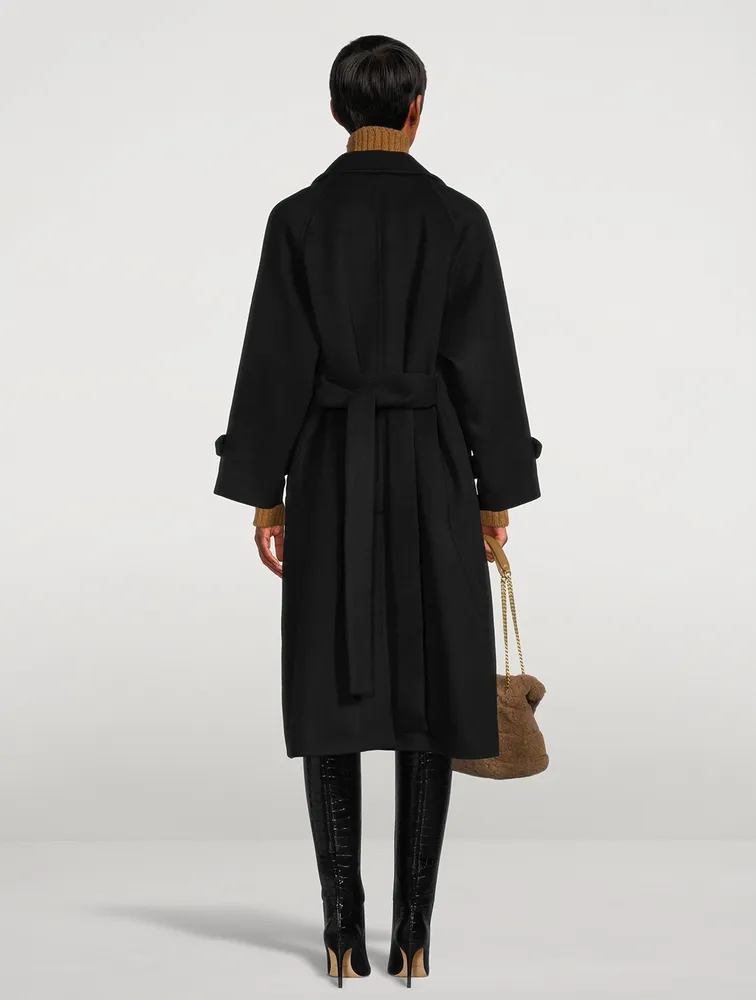 NOTHING WRITTEN Belted Wool Coat