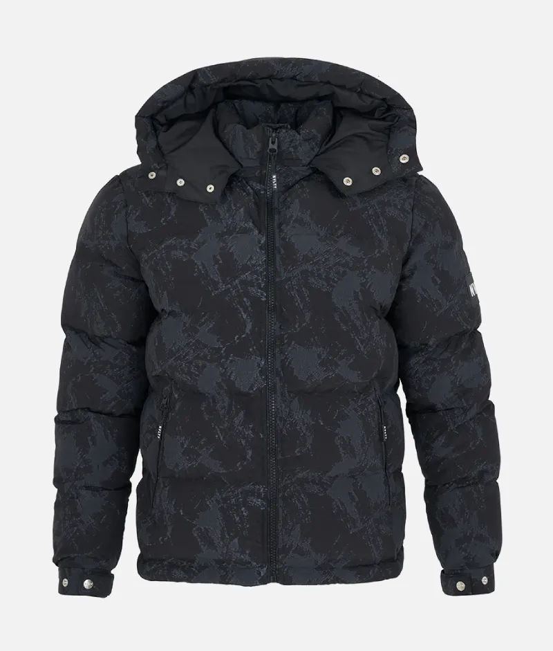 Nvlty Concrete Puffer Jacket Black | Upto 30% Off