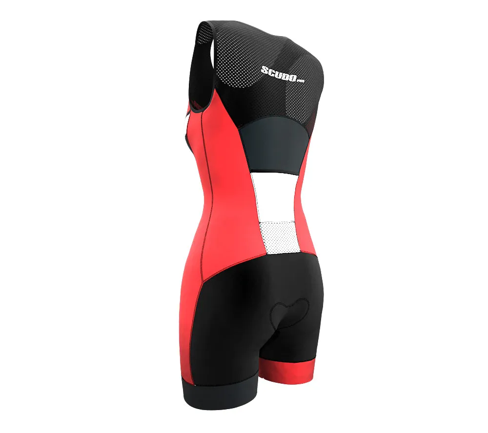 Orange Tri Suit for Women