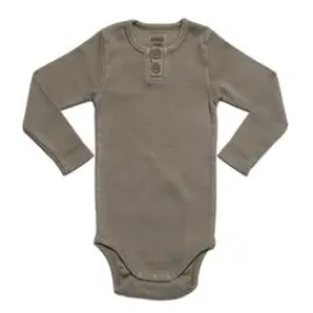 Organic Vintage Bodysuit L/S - Moss