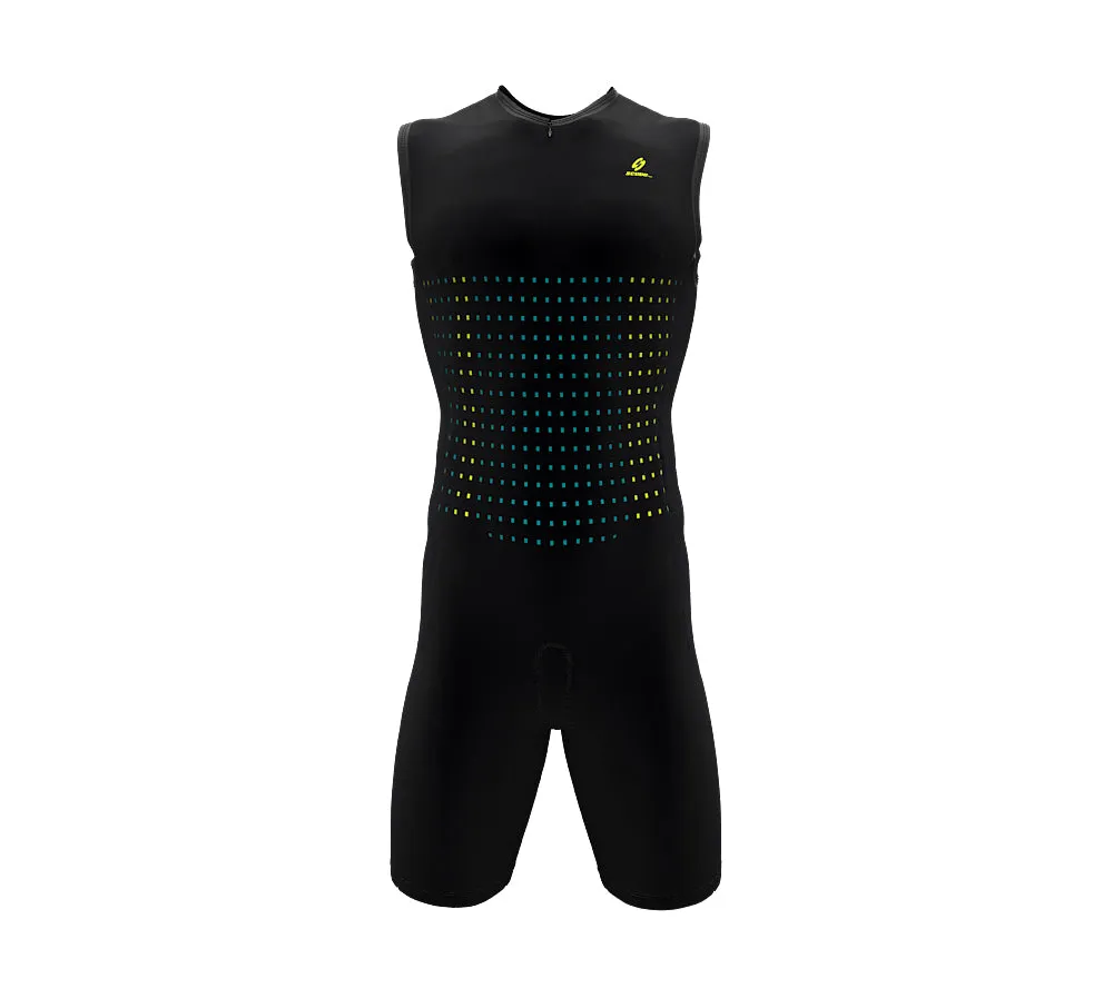 Pixel Green Tri Suit for Men