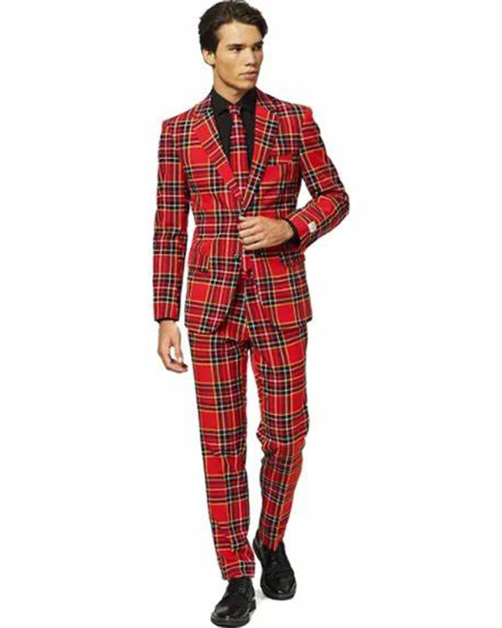 Plaid Christmas Suit - Buy For Men