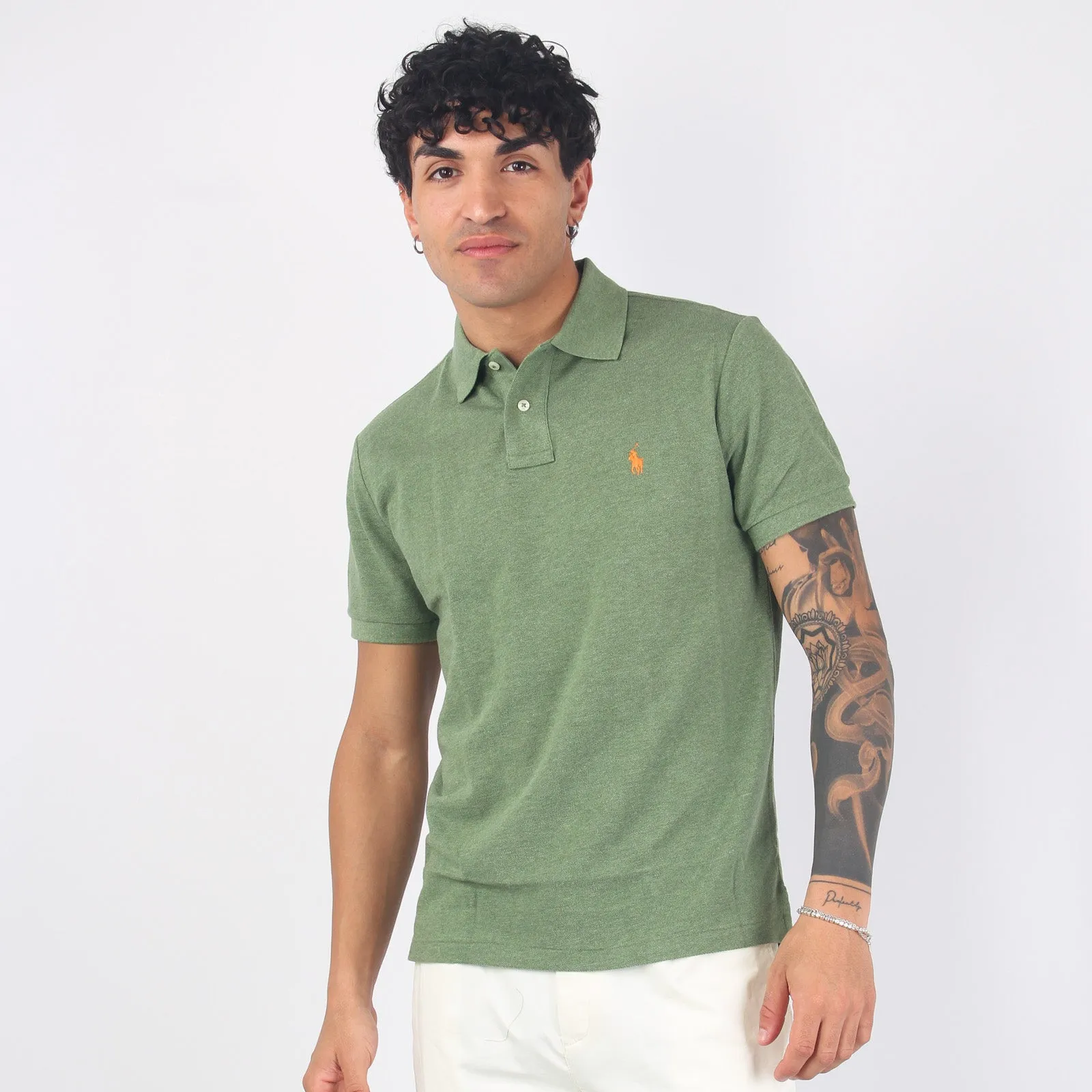 Polo Manica Corta Cargo Green