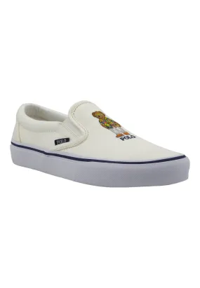 POLO RALPH LAUREN Sneaker Slip On Uomo DeckWash White 816934057002U