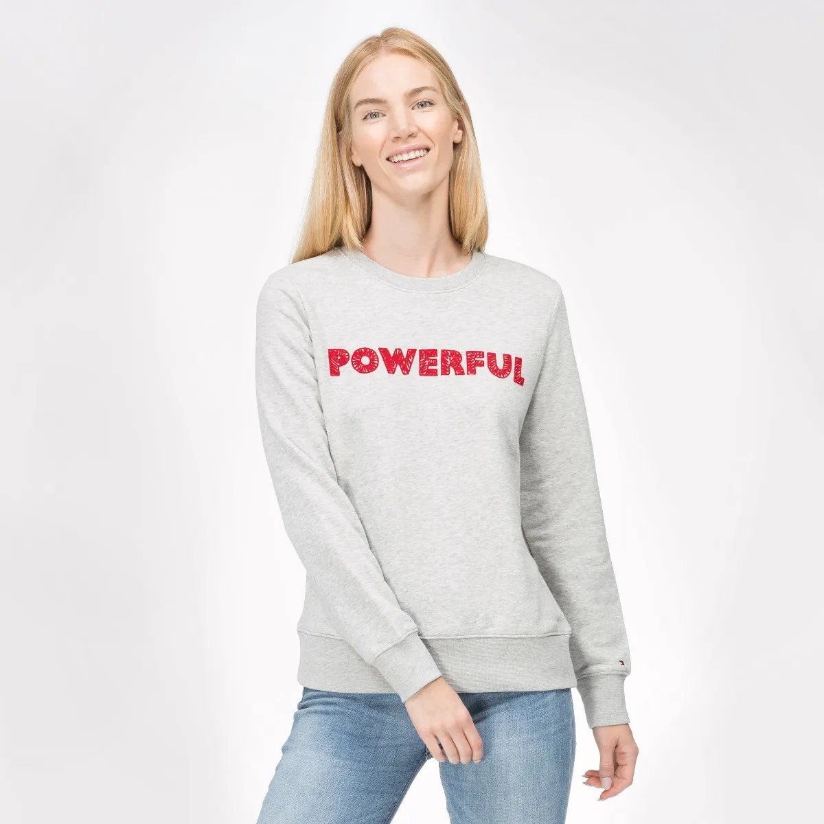 Powerful Women's Day Crew Sweater | Hoodies | Tommy Hilfiger