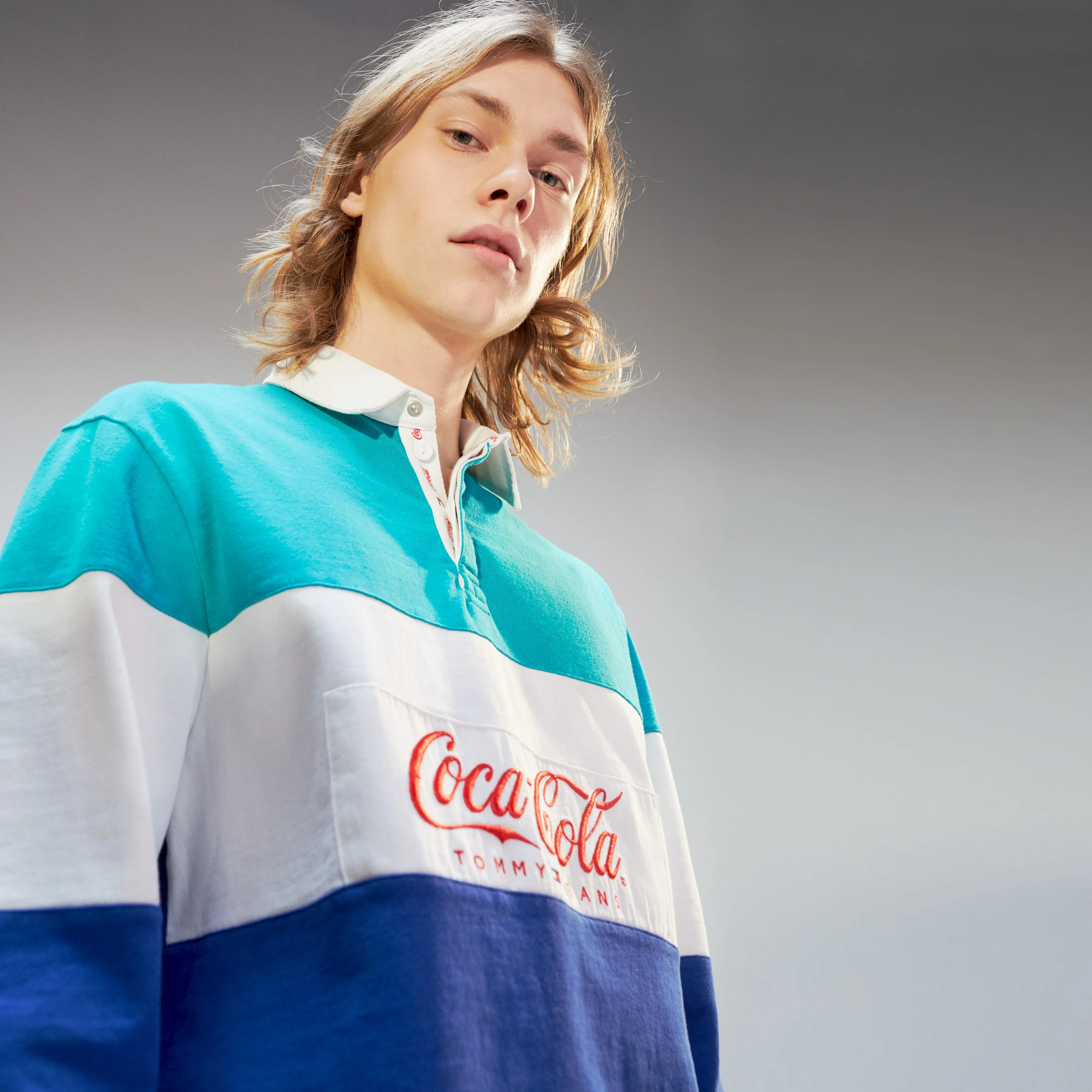 Pure Cotton Coca-cola Rugby Shirt | Hoodies | Tommy Hilfiger