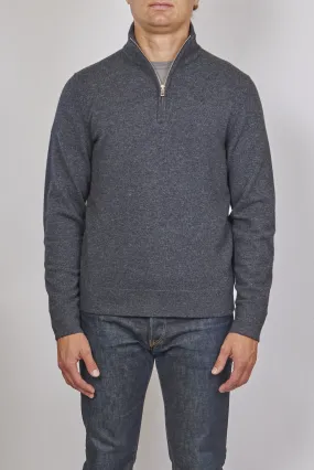 RAG AND BONE WOOL 1/2 ZIP NATHAN SWEATER