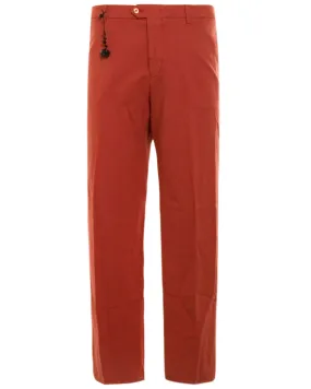 Shantung Effect Terracotta Pant