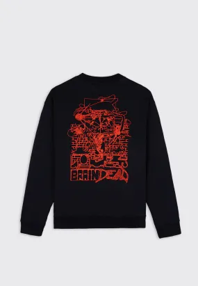 Sludge Crew Neck Sweater - Black