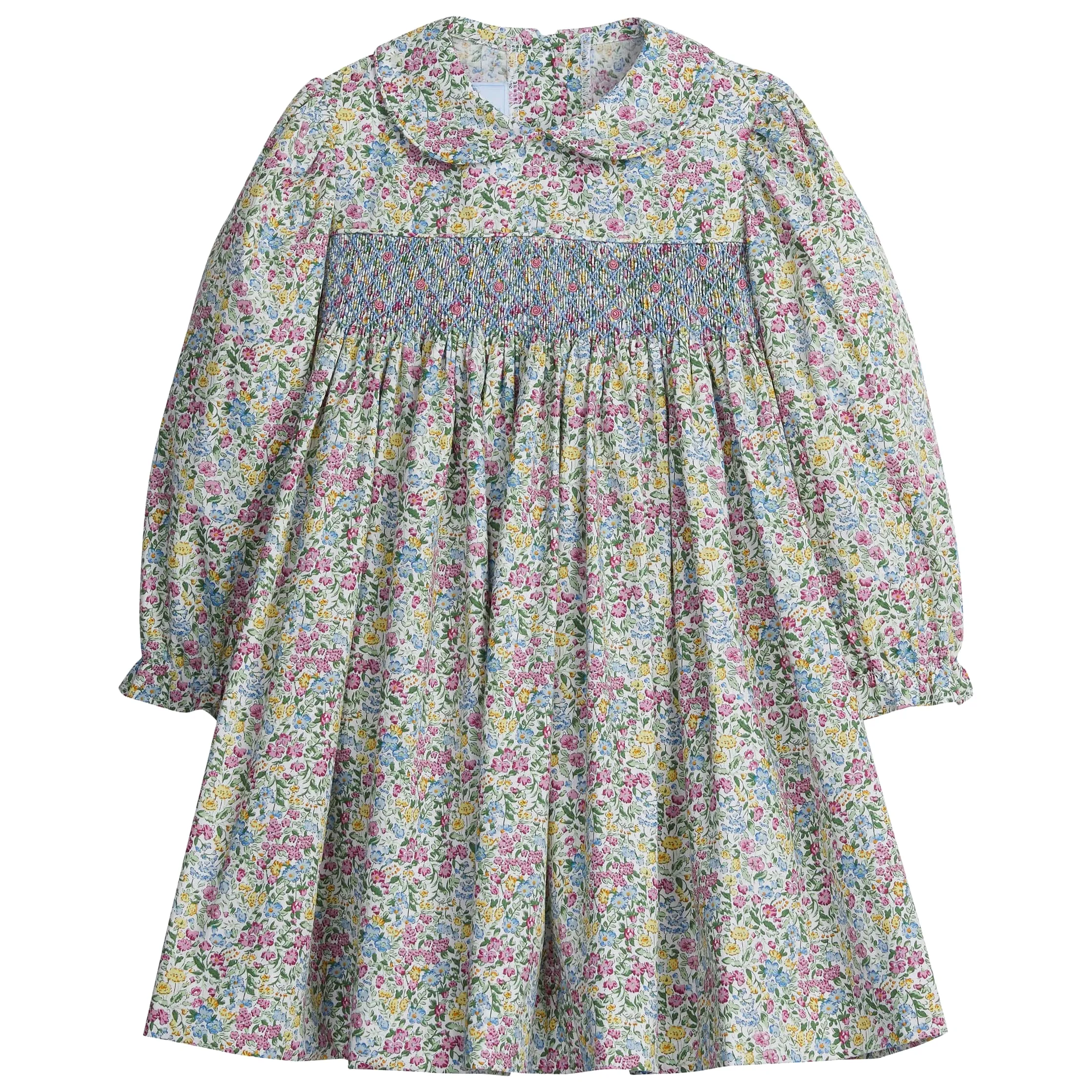 Smocked Charlotte Dress - Green Gables Floral