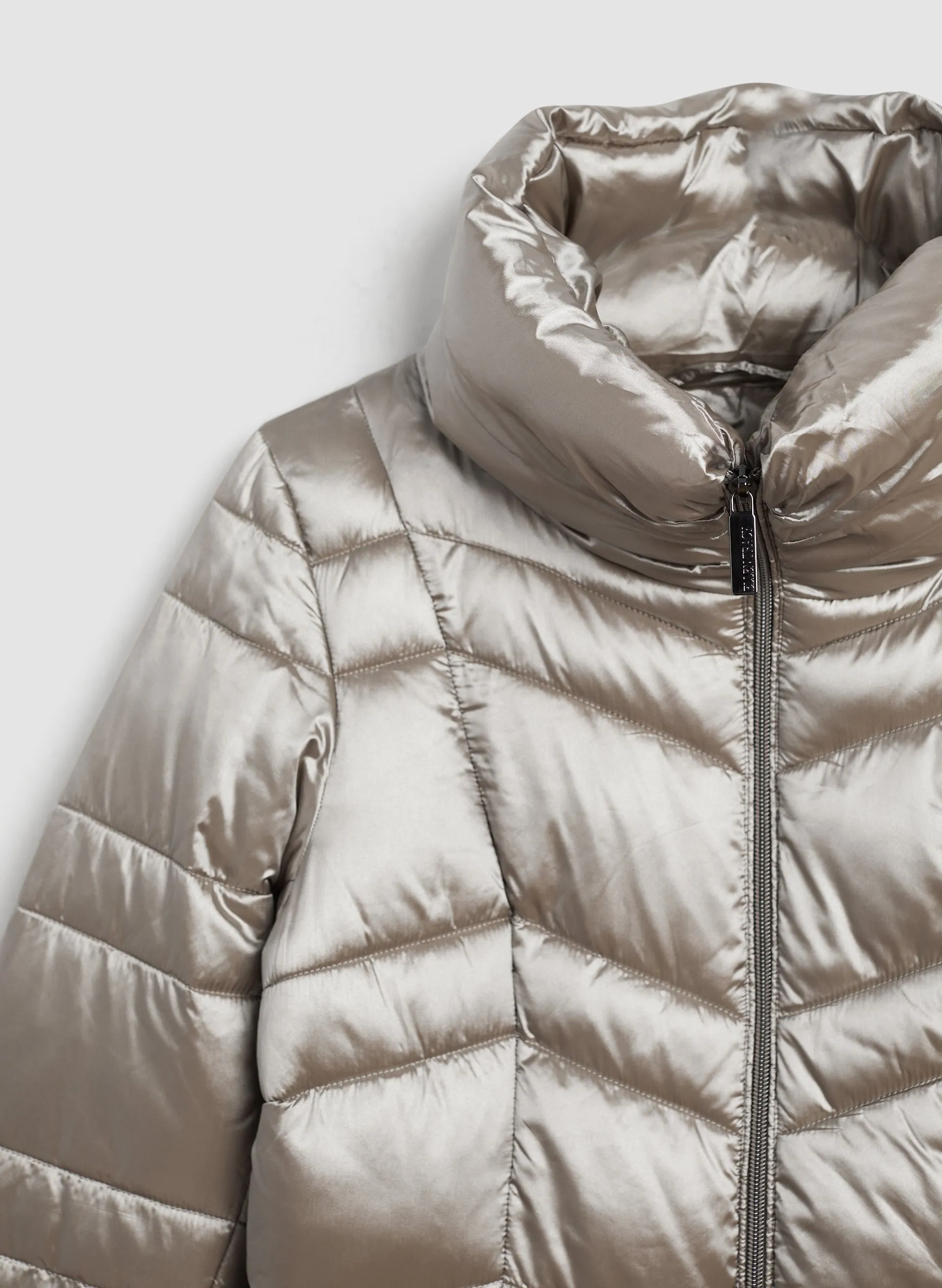 Stand-Up Collar Puffer Coat