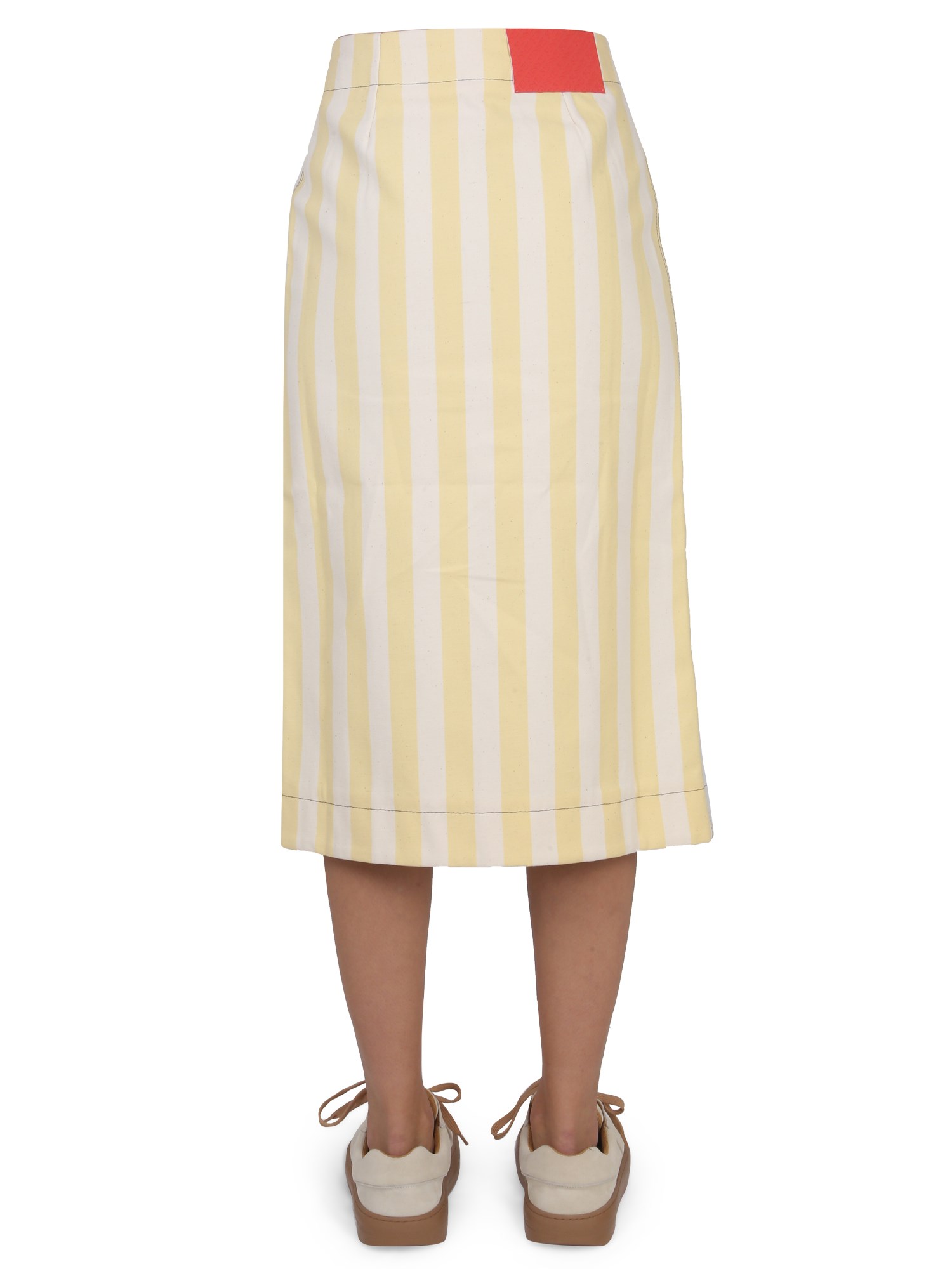 SUNNEI    STRIPED PATTERN SKIRT