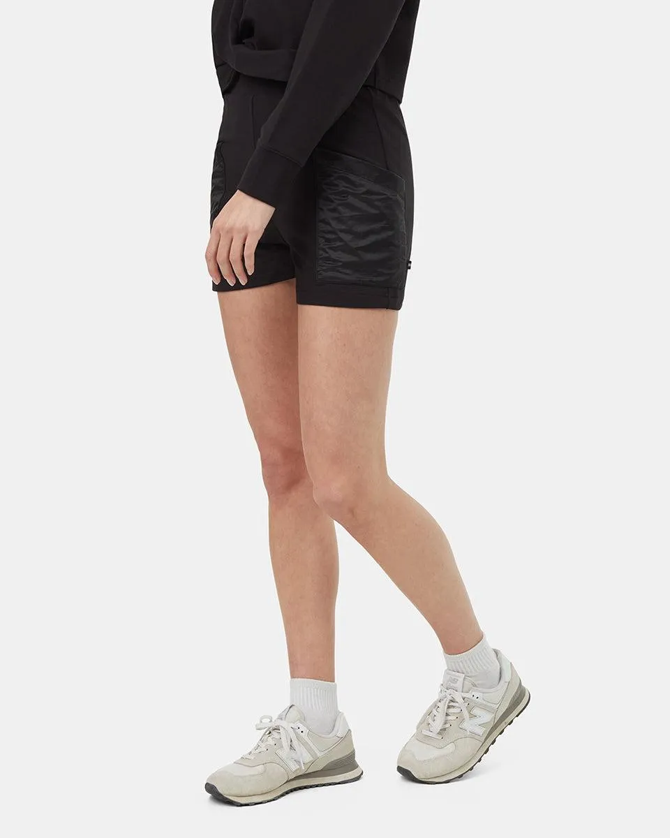 Tentree SoftTerry Light Contrast Short In Meteorite Black