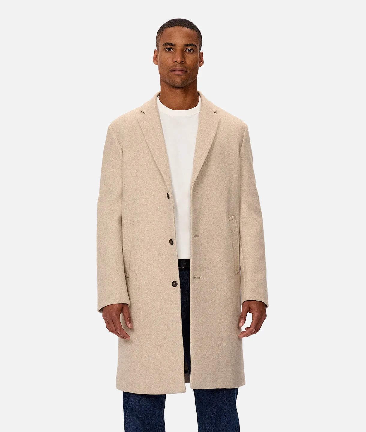 The Jacques Coat - Oatmeal Combo