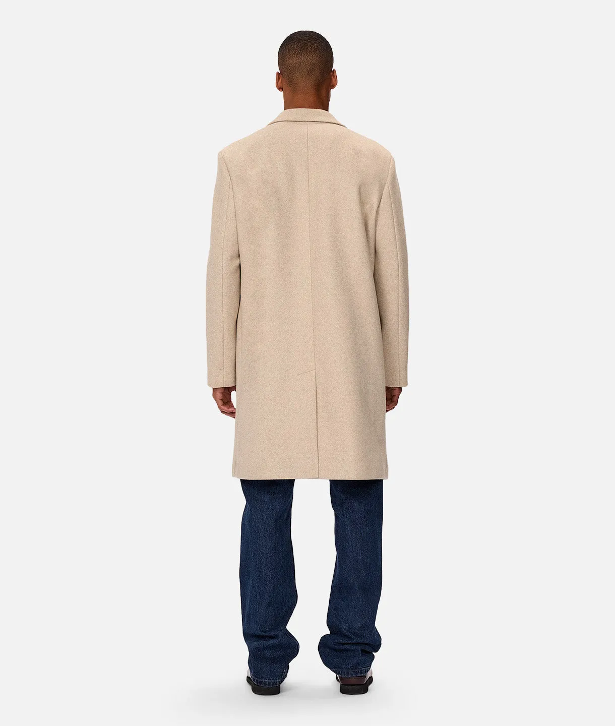 The Jacques Coat - Oatmeal Combo