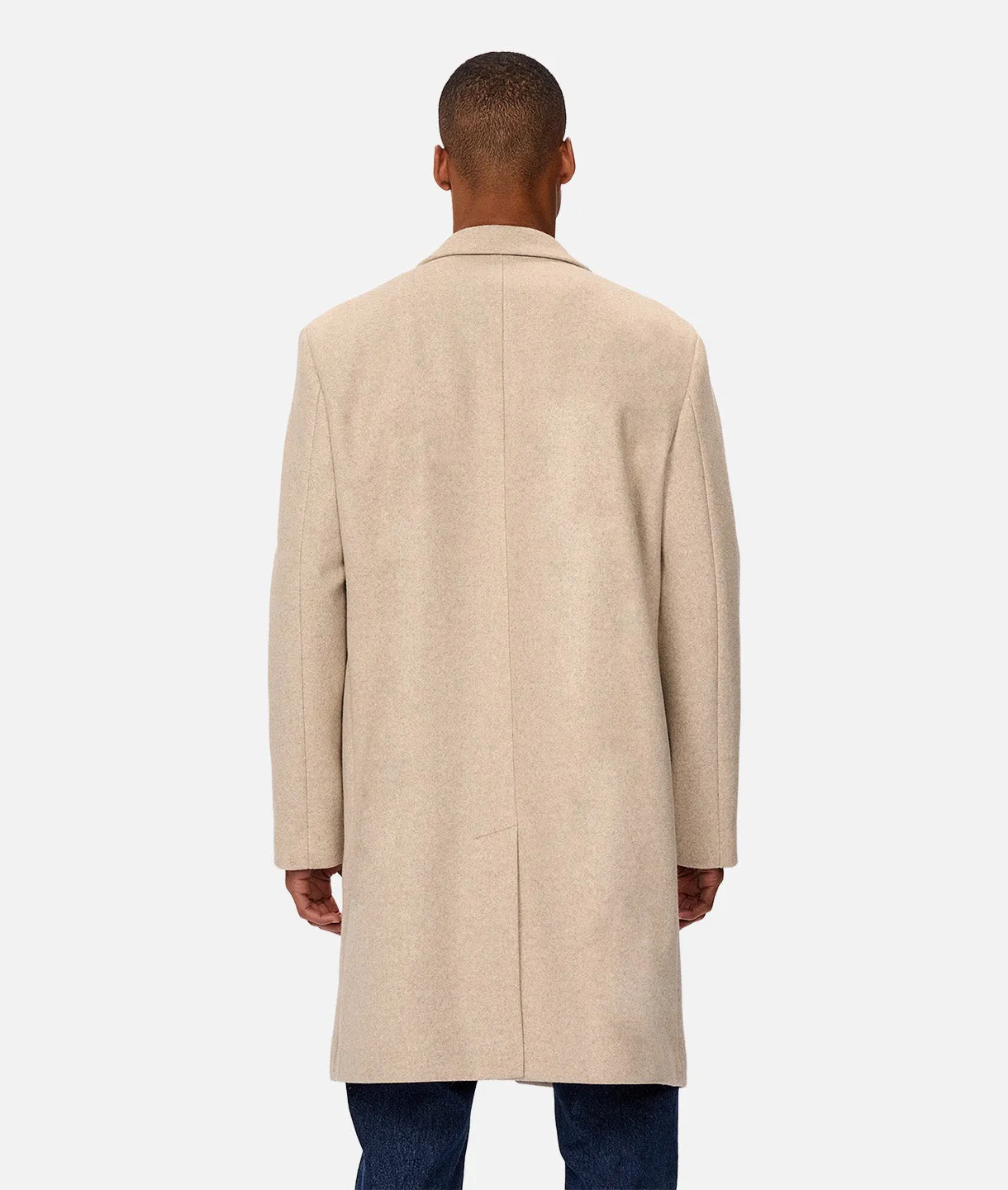 The Jacques Coat - Oatmeal Combo