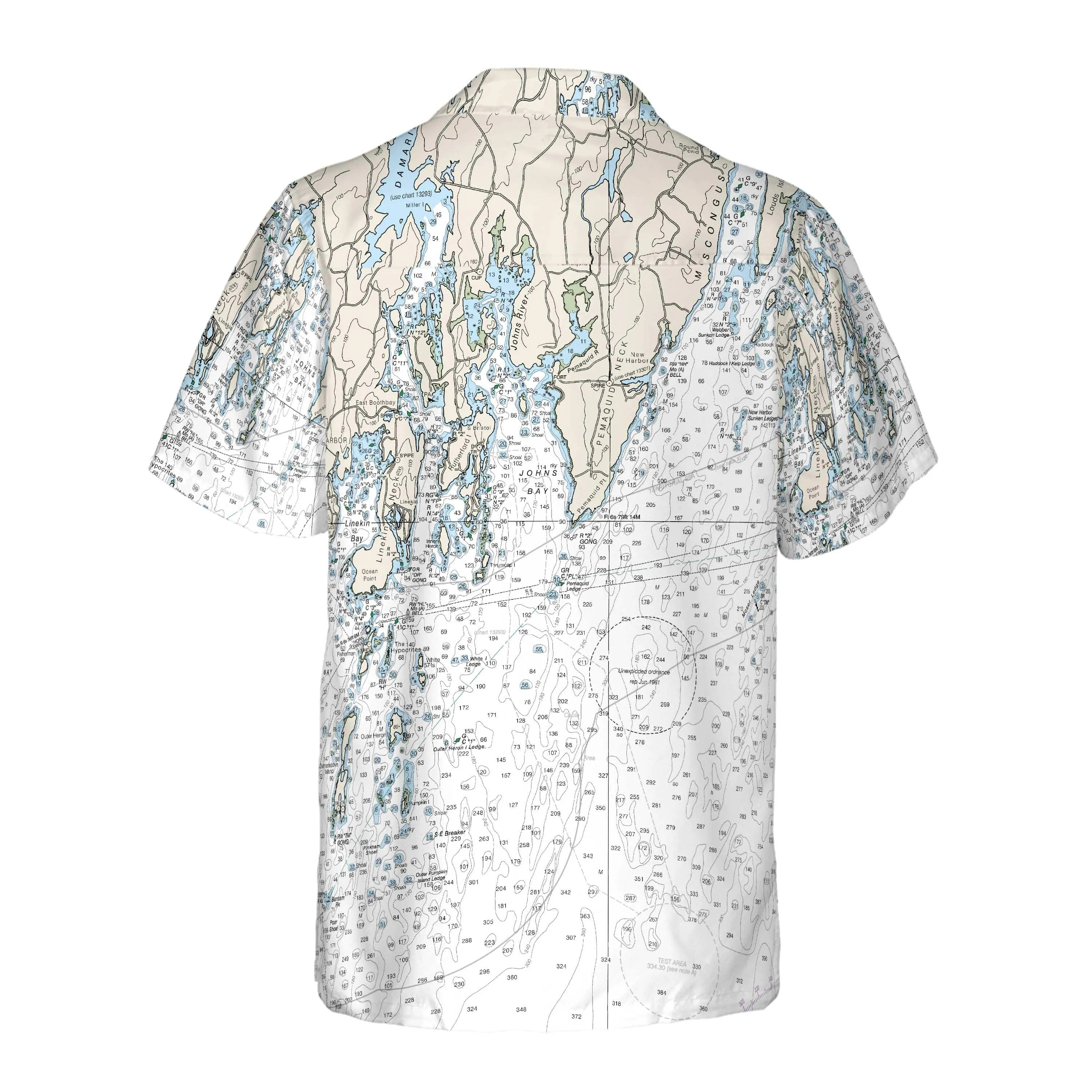 The Pemaquid Point Coconut Button Camp Shirt