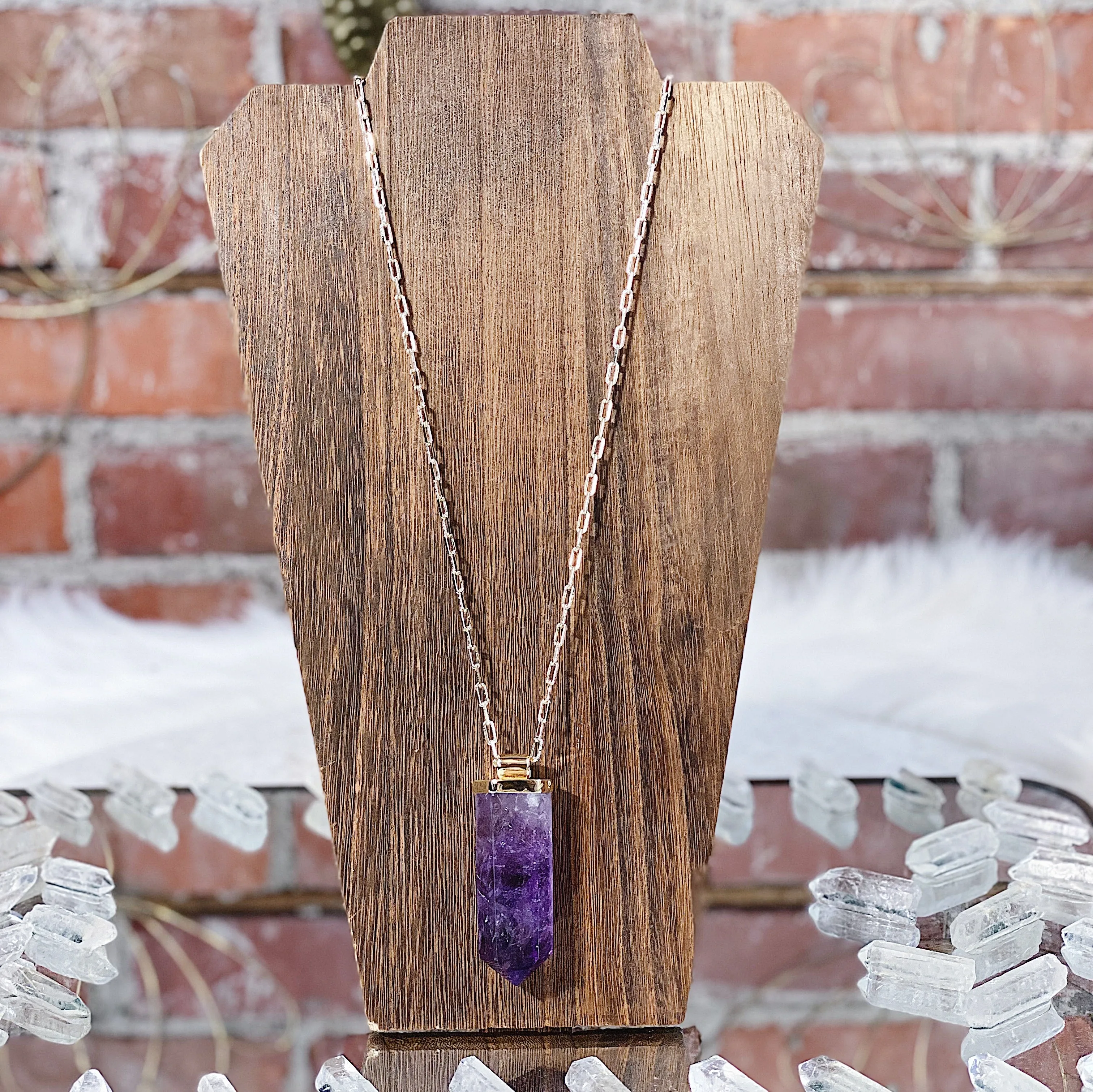 The Rachael Crystal Point Necklace