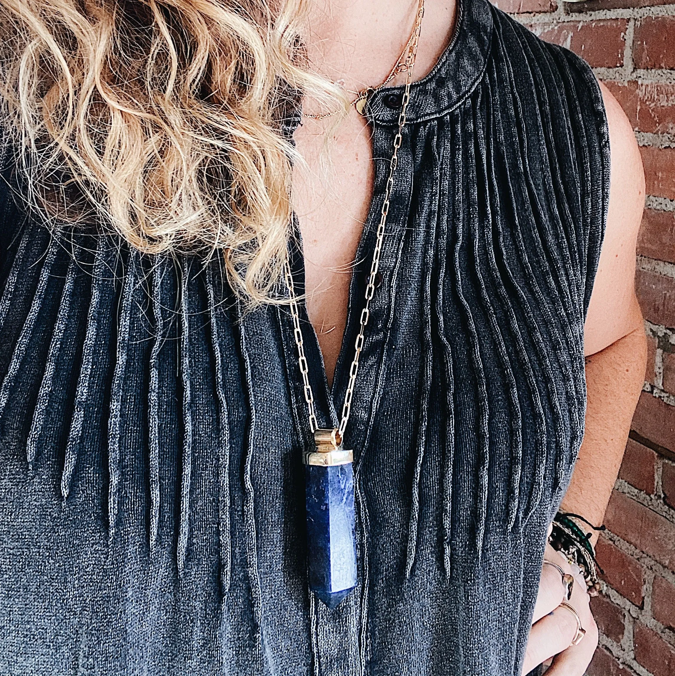 The Rachael Crystal Point Necklace