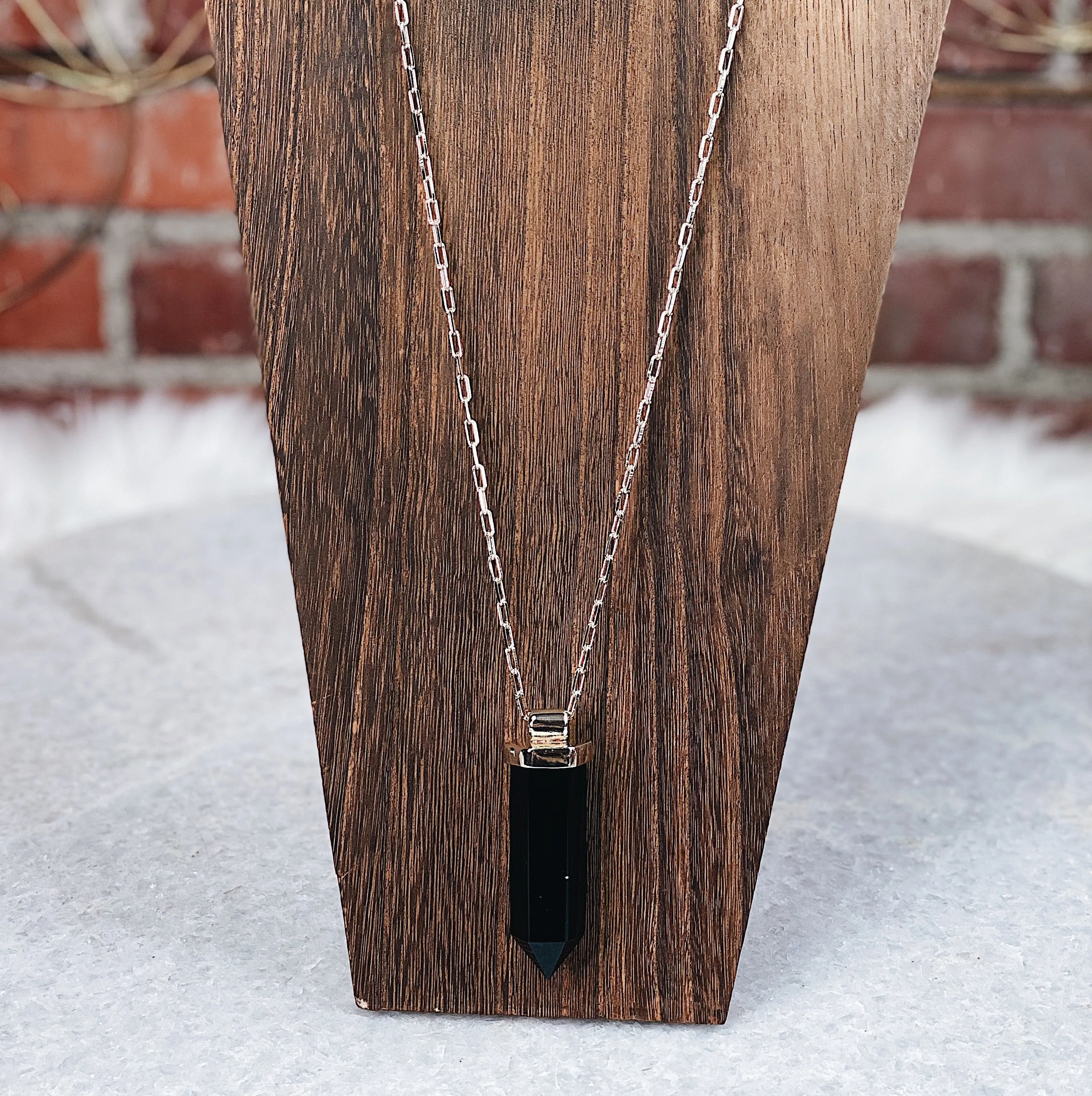 The Rachael Crystal Point Necklace