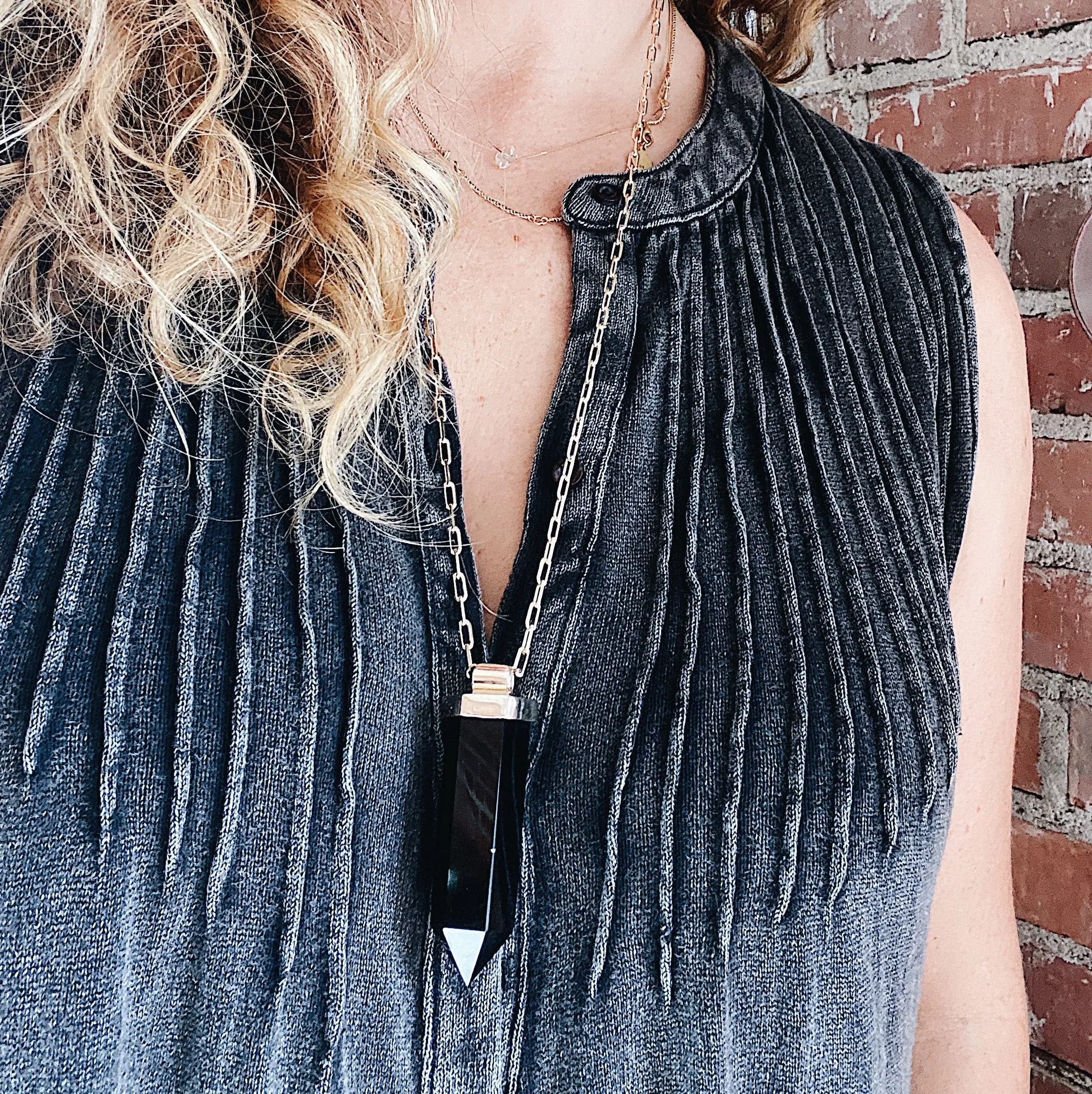 The Rachael Crystal Point Necklace