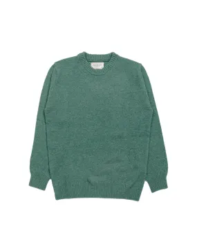 The Real McCoy's MC21114 Wool Crewneck Sweater Kelly Green