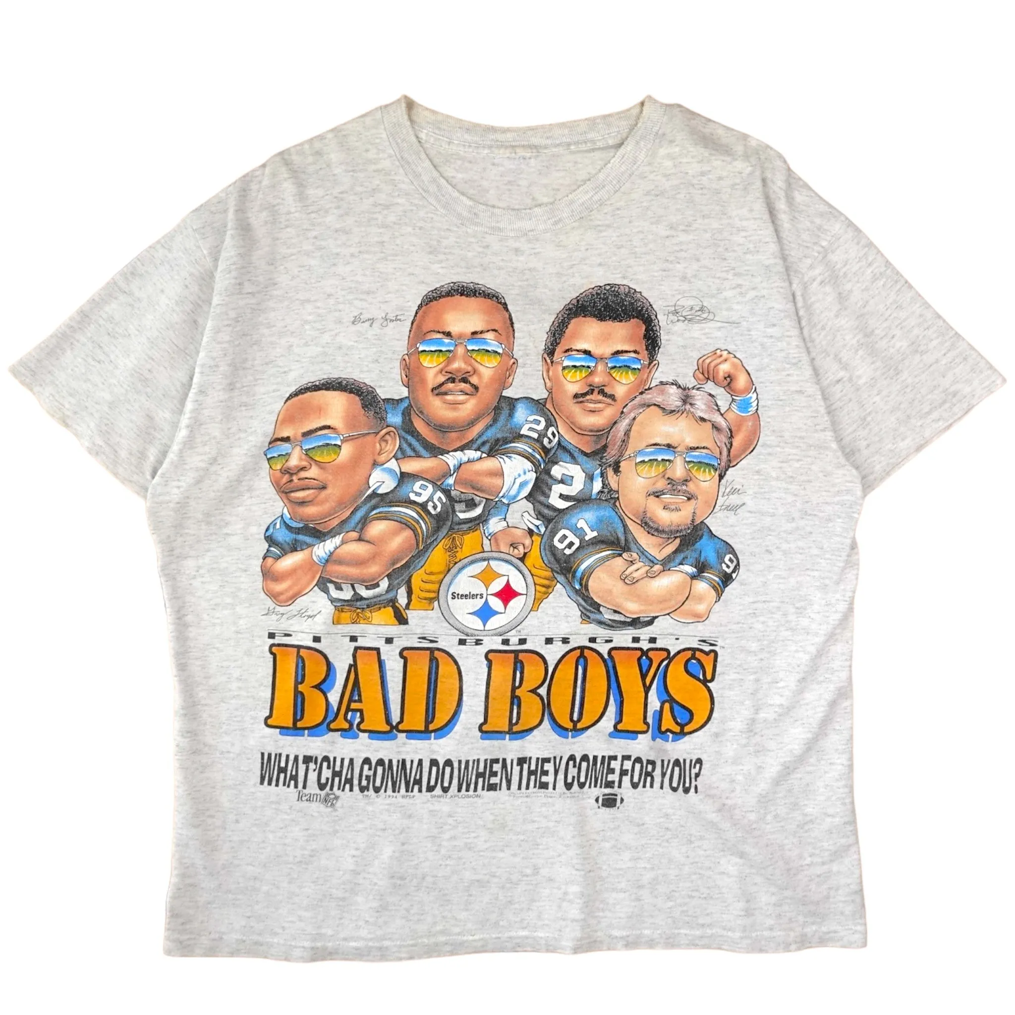 Vintage Pittsburgh Steelers Bad Boys T-Shirt - L