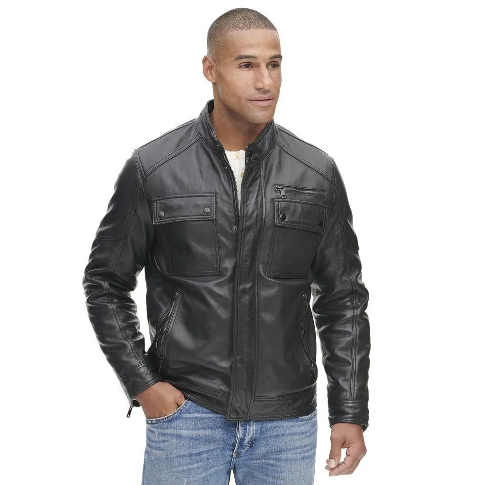 Vintager Multi Pocket W/ Quilted Leather Jacket