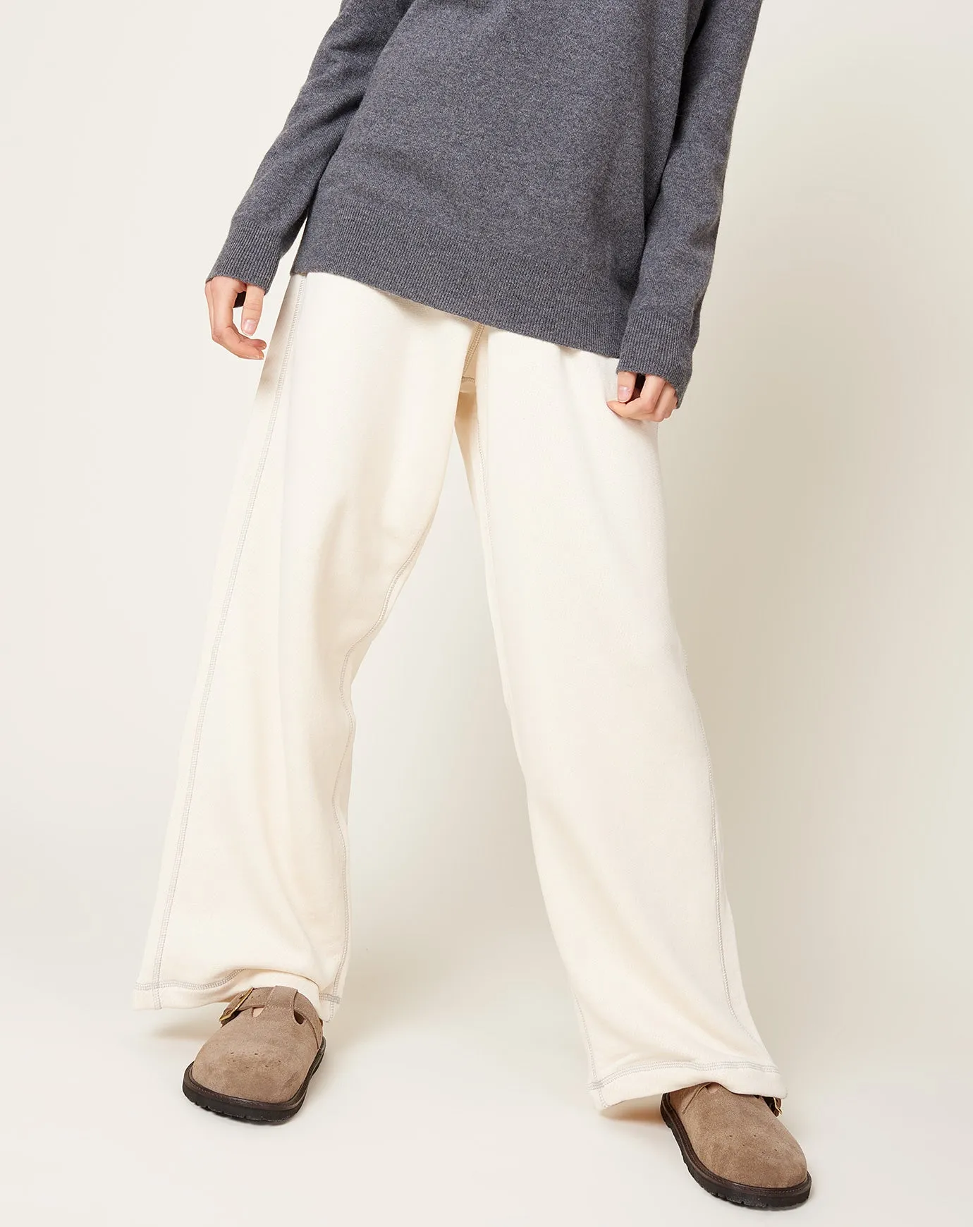 Way Boat Sweatpant in Undyed (Path Grey)