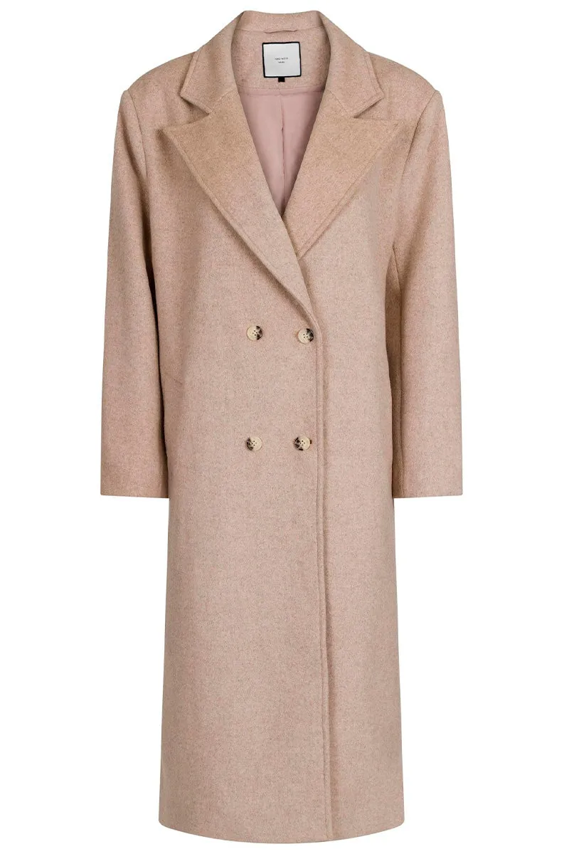 Williams Wool Coat 157467 | Beige Melange | Jakke fra Neo Noir