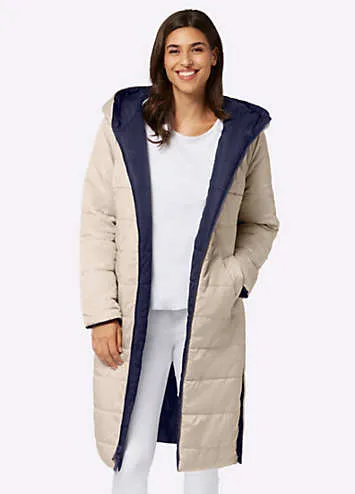 Witt Reversible Quilted Coat | Kaleidoscope