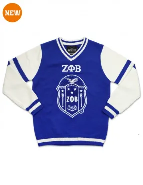 Zeta Phi Beta: V-Neck SWEATERS